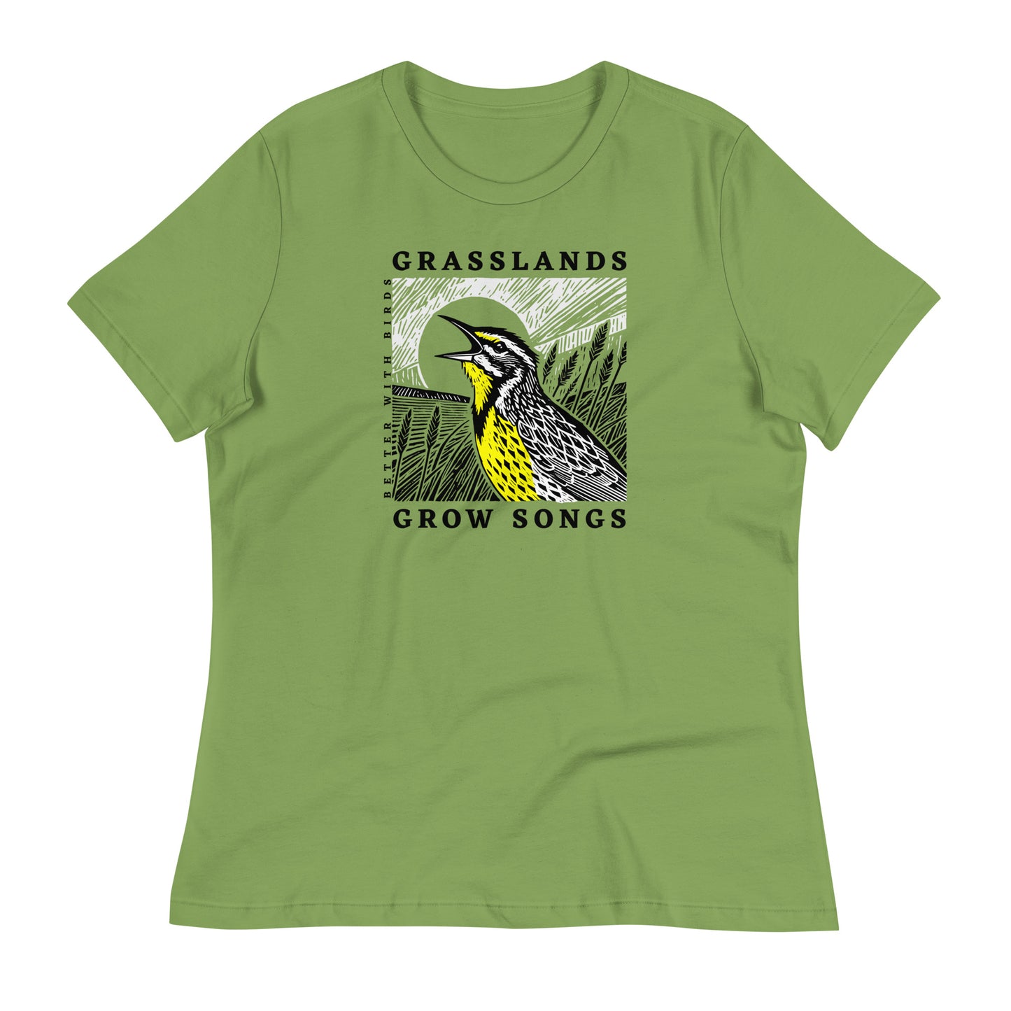 Grasslands Grow Songs Women's Relaxed T-Shirt