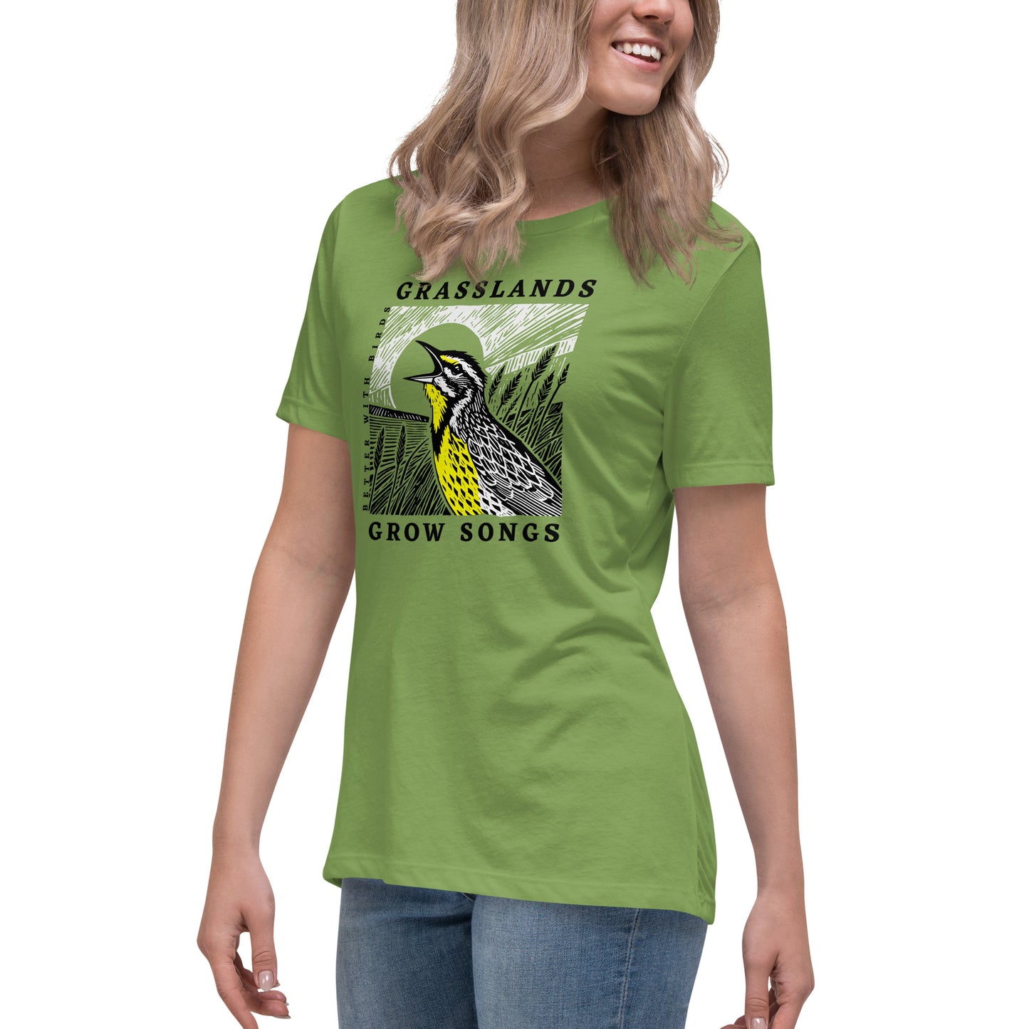 Grasslands Grow Songs Women's Relaxed T-Shirt