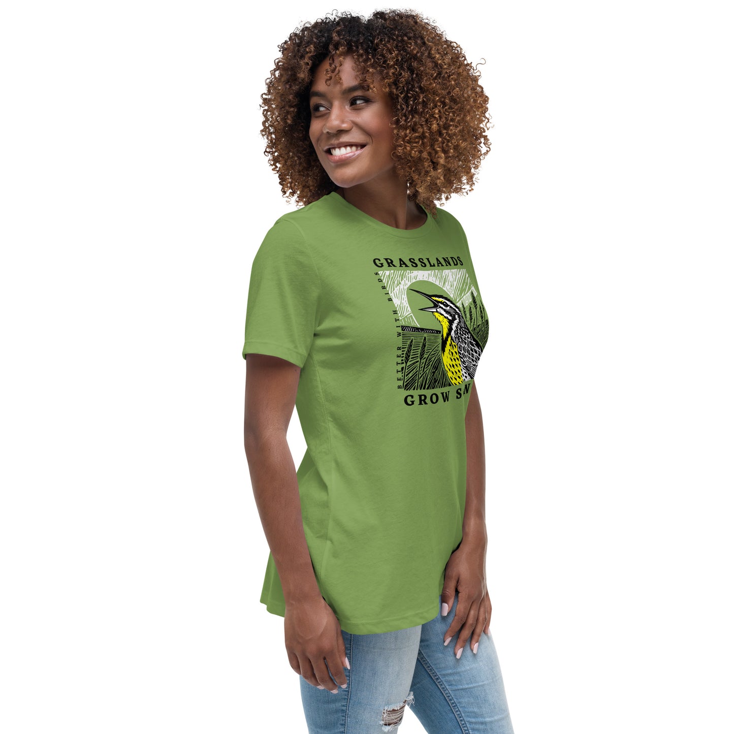 Grasslands Grow Songs Women's Relaxed T-Shirt