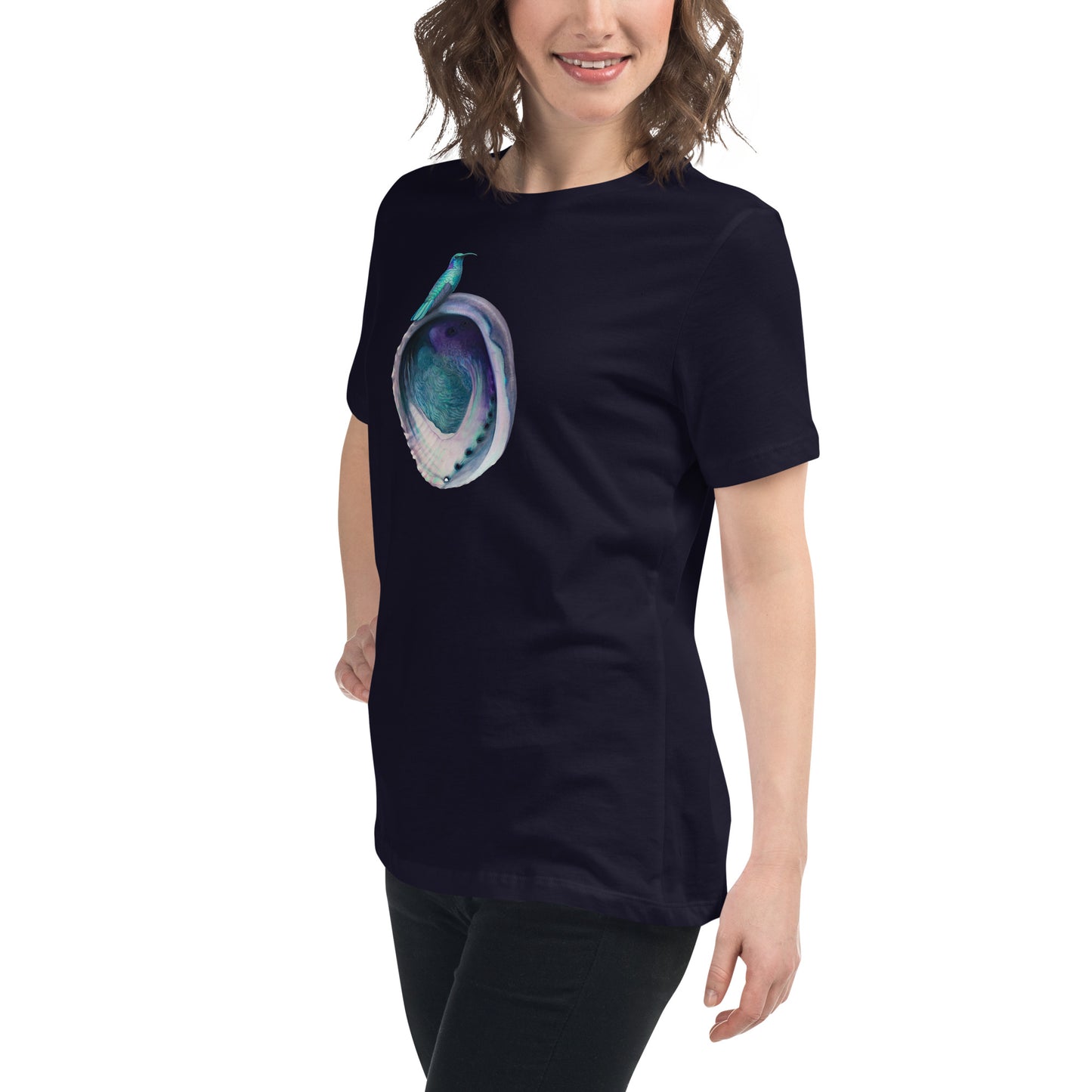 Hummingbird & Abalone Women's Relaxed T-Shirt