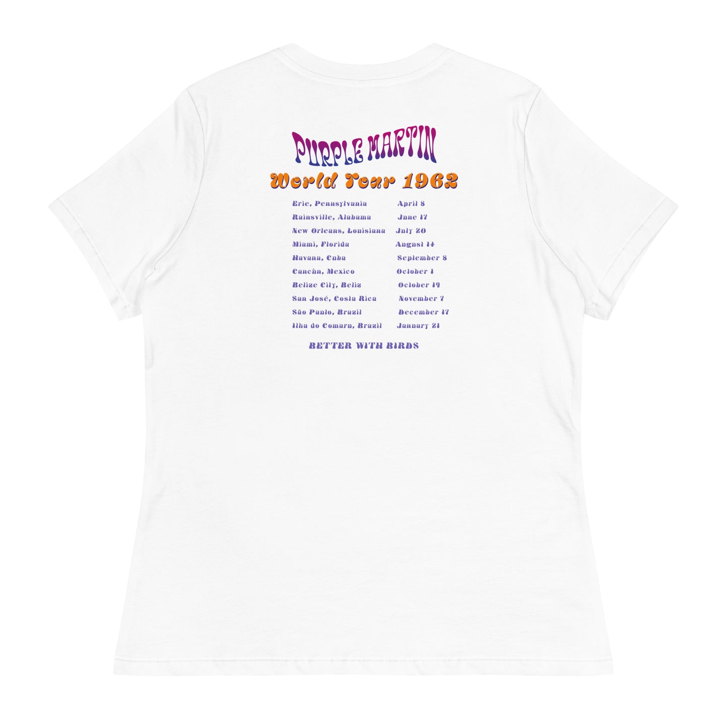 Purple Martin Women's Relaxed T-Shirt