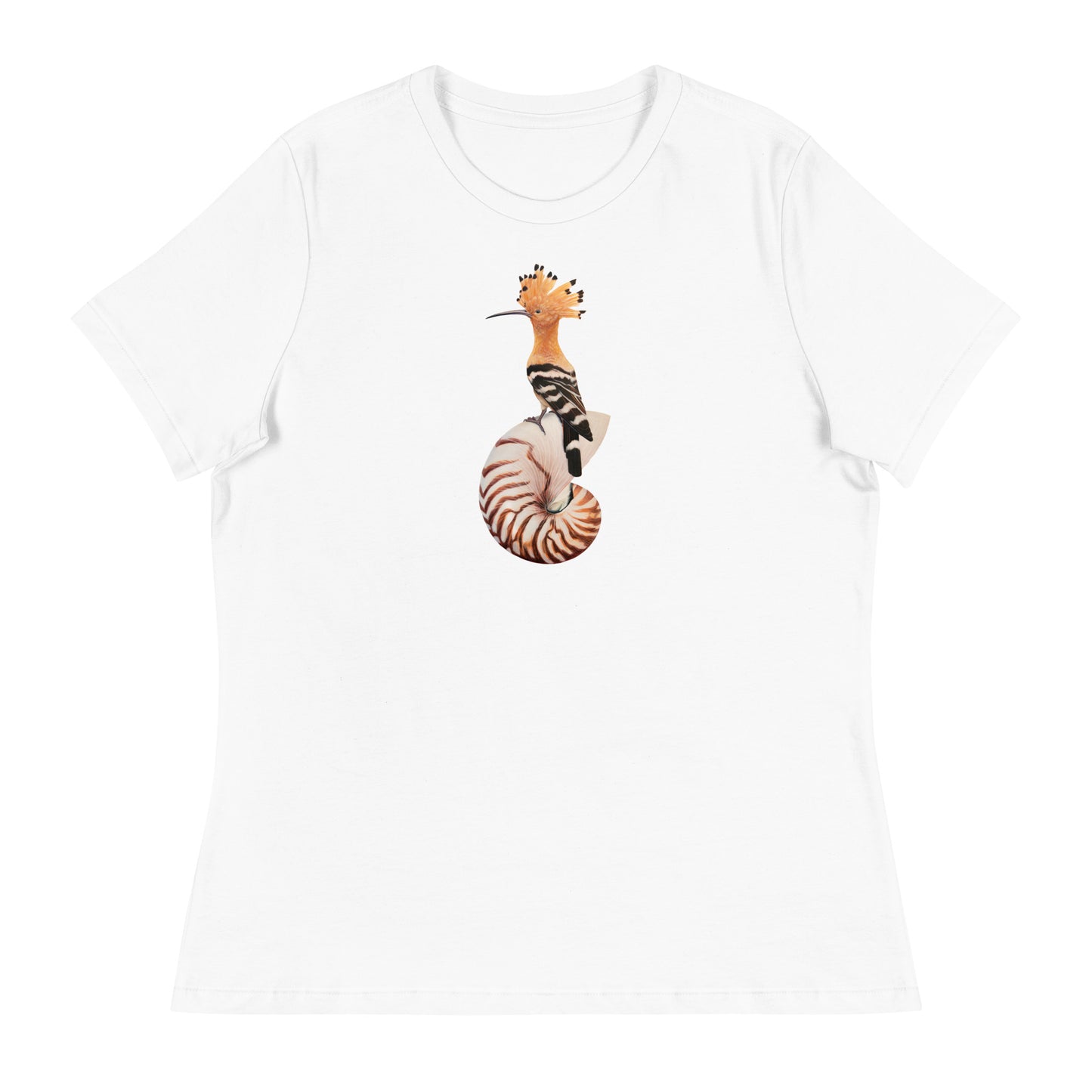 Hoopoe & Nautilus Women's Relaxed T-Shirt