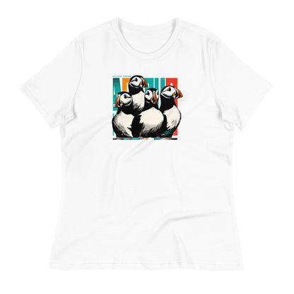 Atlantic Puffins Women's Relaxed T-Shirt