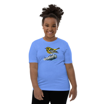 Townsends Warbler Youth Short Sleeve T-Shirt