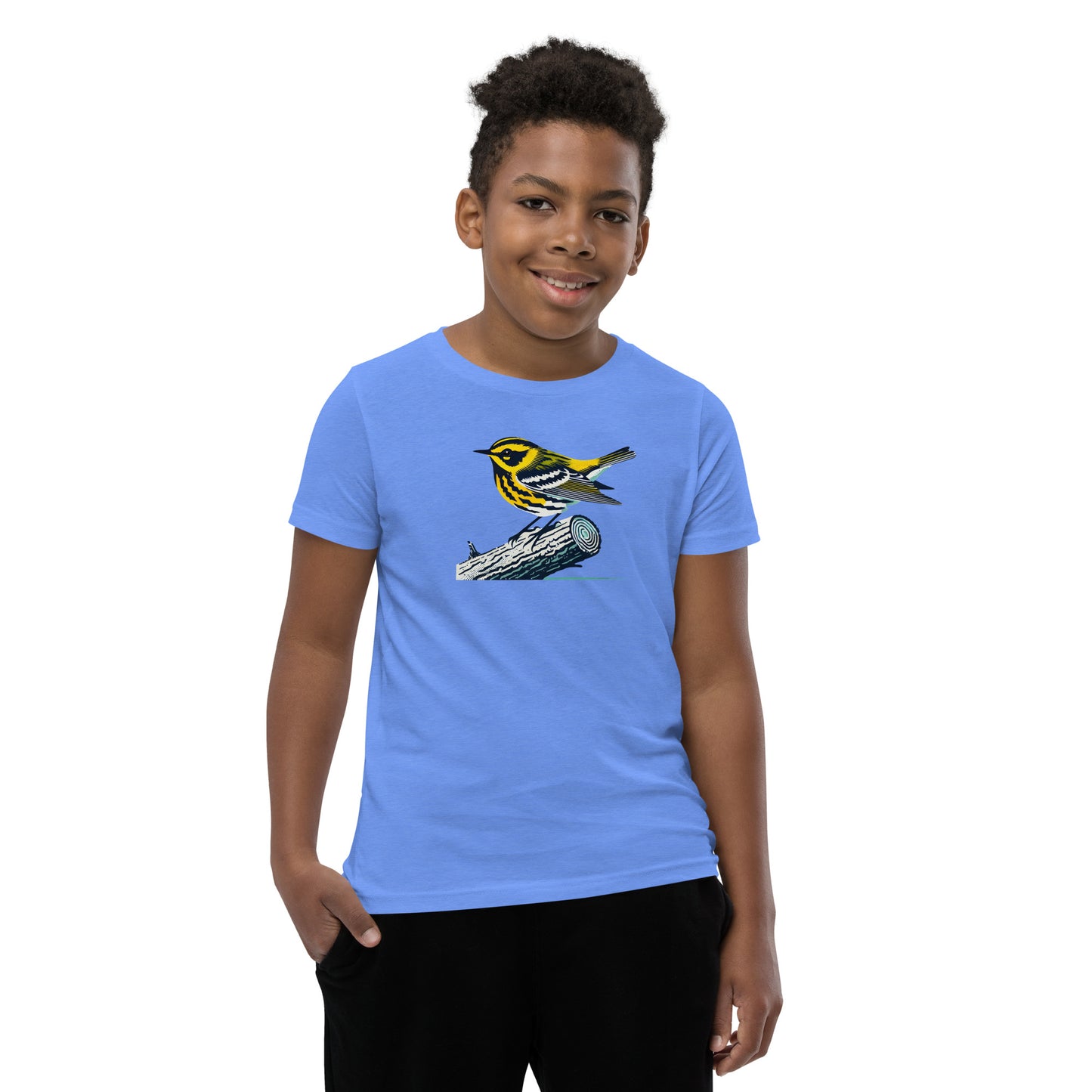 Townsends Warbler Youth Short Sleeve T-Shirt