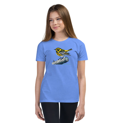 Townsends Warbler Youth Short Sleeve T-Shirt