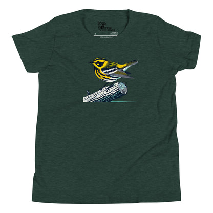 Townsends Warbler Youth Short Sleeve T-Shirt