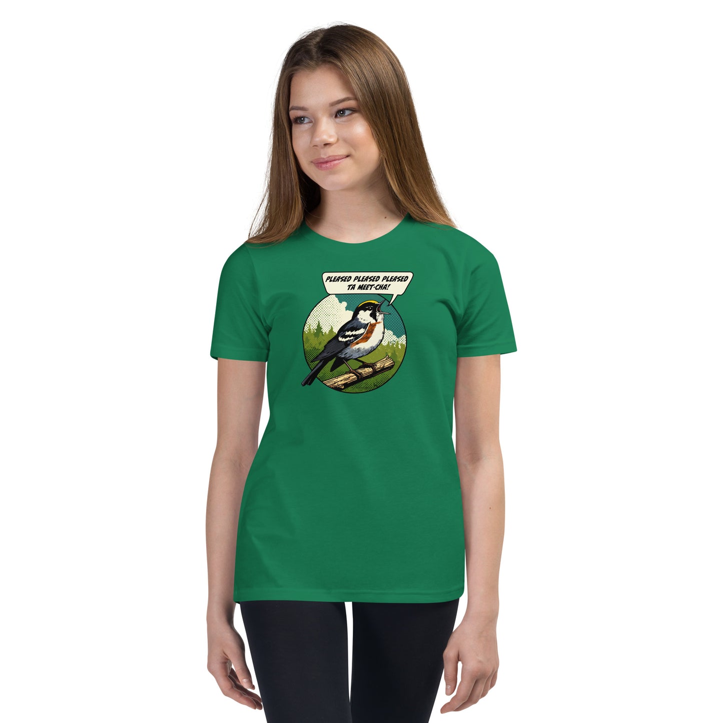 Chestnut-Sided Warbler Youth Short Sleeve T-Shirt