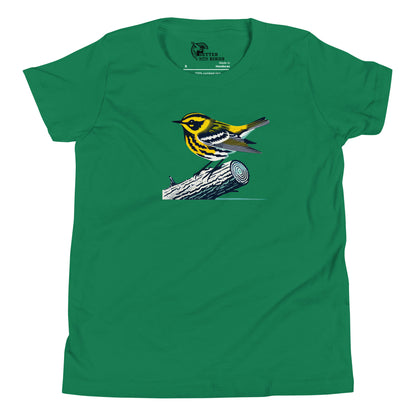 Townsends Warbler Youth Short Sleeve T-Shirt