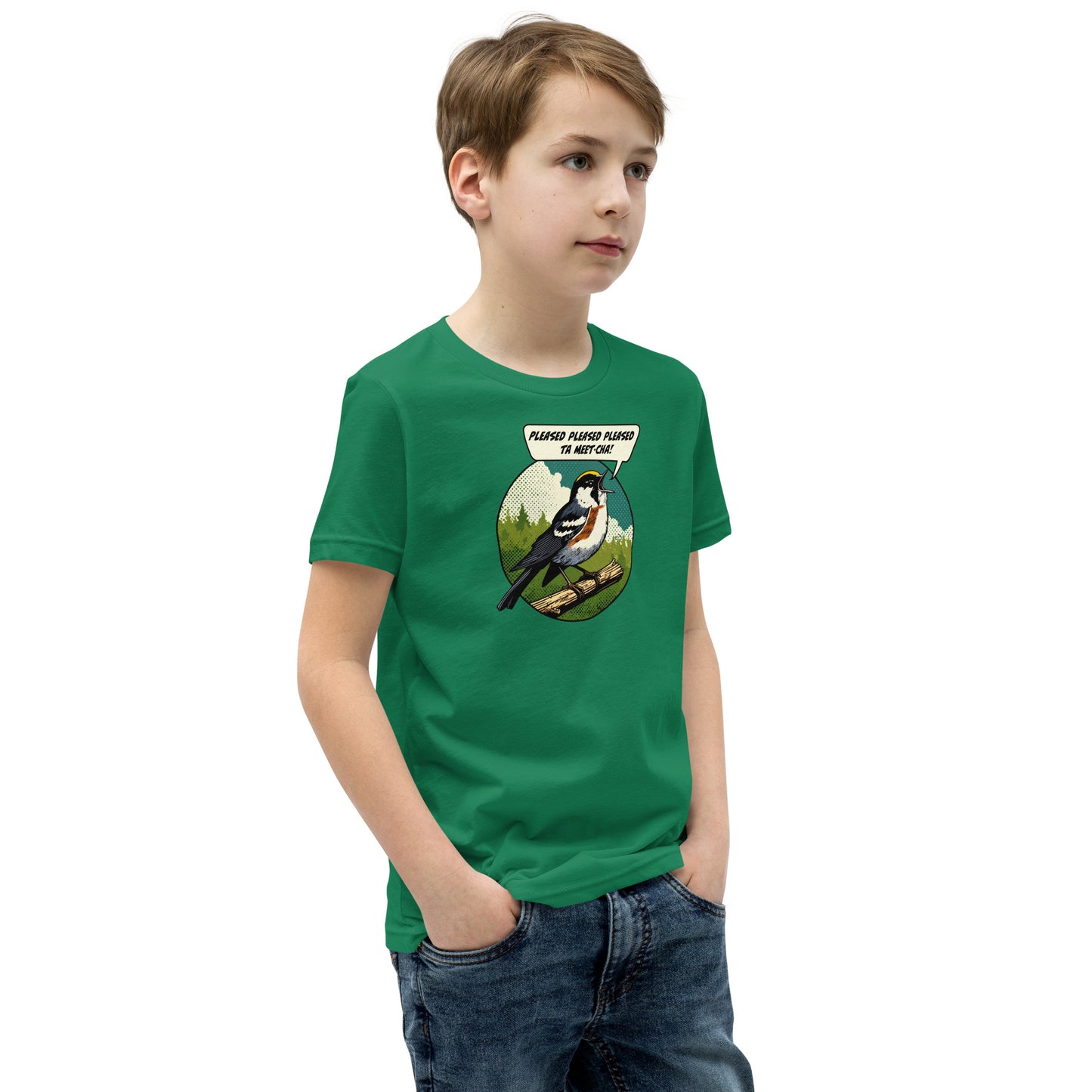 Chestnut-Sided Warbler Youth Short Sleeve T-Shirt