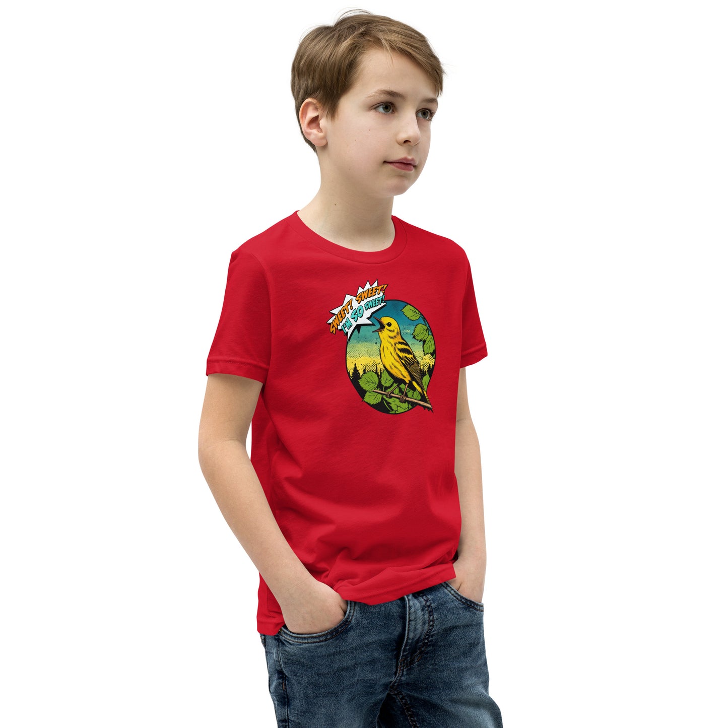 Yellow Warbler Youth Short Sleeve T-Shirt