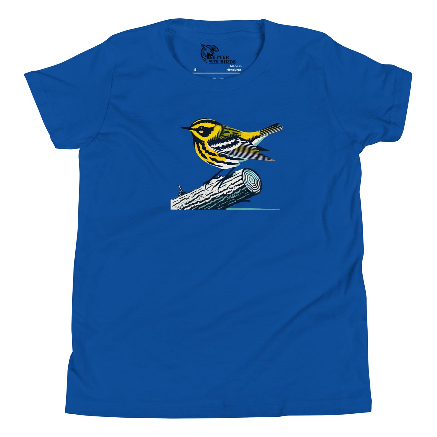 Townsends Warbler Youth Short Sleeve T-Shirt