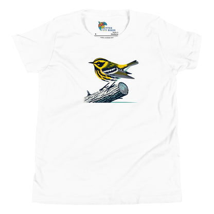 Townsends Warbler Youth Short Sleeve T-Shirt